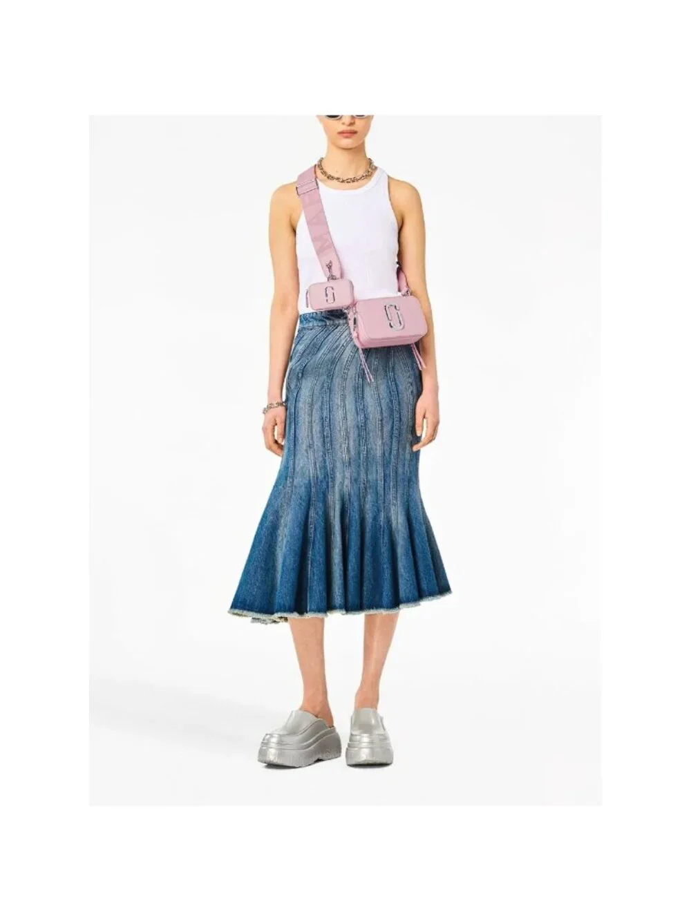 Marc Jacobs Women's The Utility Snapshot Crossbody Bag Bubblegum Pink OS